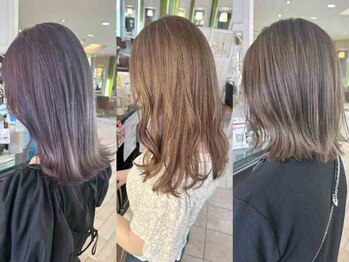 ネオリーブシェリエ 浅草店(Neolive cherie)の写真/透明感のある外国人風ハイライト～韓国風インナーカラーまで！高いカラー技術で可愛くお洒落な仕上がりに♪