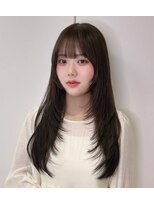 クム(kumu)&nbsp;韓国へア/レイヤー/顔周り/ボブ/透明感カラー