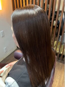 テュセ ヘアー 京都(Tu sais hair kyoto)の写真/【四条大宮徒歩1分】白髪の生え際が目立ちにくい《白髪ぼかし》が大人女性に人気！Villa Lodola取り扱い◎