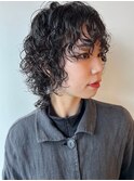 【morio松戸】ショートボブ　パーマ　ウルフ