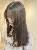ブリーチなしで作る柔らかベージュカラー