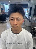 波巻きツイストスパイラルパーマ/フェザーパーマ/眉毛/メンズ