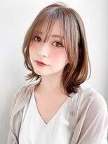 ネイロ 錦糸町(NeiRo)&nbsp;セミディシアカラーワンカール前髪カット小顔カット髪質改善ケア