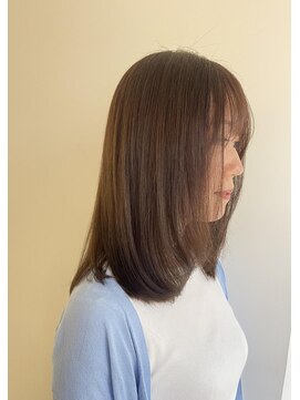 ニール シトロン 名古屋 伏見 丸の内(NEELU citron) 【neelu_hachi】ミディアムレイヤー+ウォームブラウン