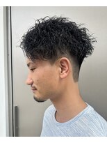 ヘアー アイス カンナ(HAIR ICI Canna)&nbsp;ツイストパーマ刈り上げツイストスパイラルフェザーパーマ(清水)