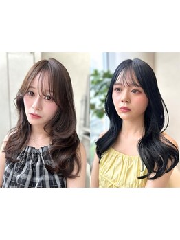 雰囲気に似合わせたスタイルに♪[トリートメント/韓国ヘア/透明感カラー/縮毛矯正/レイヤーカット/学割U24]