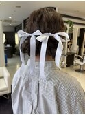 __ツインヘア__前撮りヘア__花嫁ヘア__