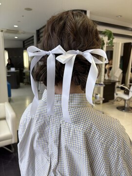 プランタン フォー ヘアー(printemps FOR HAIR) __ツインヘア__前撮りヘア__花嫁ヘア__