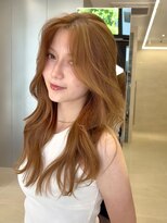 パルス ヨコハマ(PULSE yokohama)&nbsp;かきあげウルフレイヤーロングハッシュカットくびれヘア