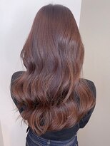 ヘアーメイク ロン(Ron)&nbsp;ブリーチなし夏カラーショコラブラウン暖色小顔レイヤーカット