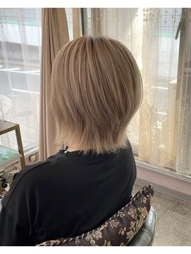 エヌドット 深江橋(n.) 涼しげ☆レイヤーショートボブ