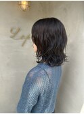 無造作パーマスタイル