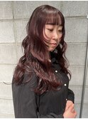 暖色レッドピンク(レッドブラウン/ボルドーカラー/暖色系カラー)