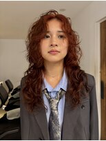 ナループロアツム(Nalu pu loa Tsum)&nbsp;ブリーチなしカラー/レイヤーパーマ/ウルフパーマ