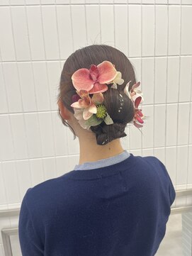 イル 天神西通り店(ill) 卒業式/カチモリヘアー/ヘアアレンジ/リボン風セット