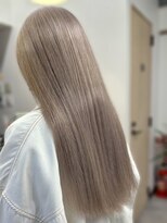 バームヘア(balm hair)&nbsp;髪質改善カラー★ハイライトピンクベージュ白髪染め40代50代