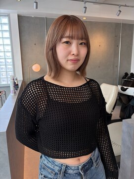 ニュウニュウムーン(NIUNIU moon) ボブヘアに明るめカラーが可愛い♪