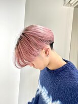 ギア(GEAR.)&nbsp;オシャレマッシュ/メンズブリーチ/メンズピンクカラー