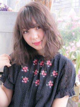 リリアン 表参道(relian) ピンクベージュカラーミディ☆relian表参道☆