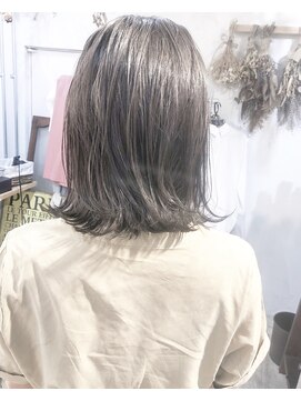 ヘアーアンドアトリエ マール(Hair&Atelier Marl) 【Marl】グレージュカラーの外ハネボブ♪