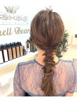 シェルベアー(Shell Bear) ShellBearヘアアレンジ☆振袖/袴/着物/銀座/東銀座/ヘアセット