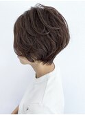 前下がりショートボブ