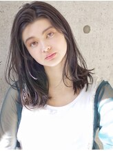 メルクマール(MERKMAL) カーキグレージュXヘルシーレイヤー