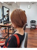 ひし形ショートボブ