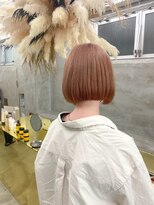 ソーコ 渋谷(SOCO) *【SUN】常世一希 丸みボブのピンクベージュ