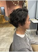 20代30代メンズくせ毛風パーマワイルドオシャレ感