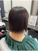 切りっぱなしボブ