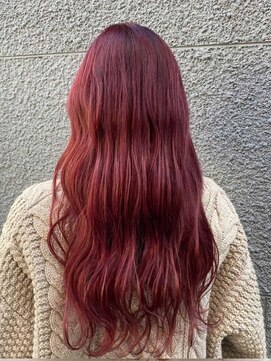 バブー バイ ビューティービースト アカデミー 福岡店(ba-boo) ブリーチオンカラー/ローズブラウン