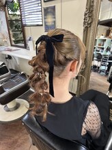 ヘアースタジオ サニーサイド 上戸町店(hair Studio Sunny Side) ぽこぽこポニーテール