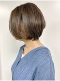 【morio原宿】ショートボブ 大人ヘアカラー ハイライト