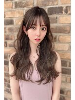 リークフー(Ree cu fuu)&nbsp;10代20代30代40代前髪　シースルーバング　ロングヘア藤沢