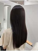 髪質改善ストレート_ナチュラルブラウンロング_yo0004
