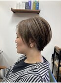 骨格補正ショートボブ