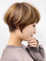 エアー 横浜(AIR)&nbsp;【長谷川】束感マッシュショートヌードブラウン