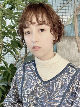 トイロ 中目黒(Toiro) ショートボブパーマ/長めショート/ミニボブパーマ【大毛亮佑】