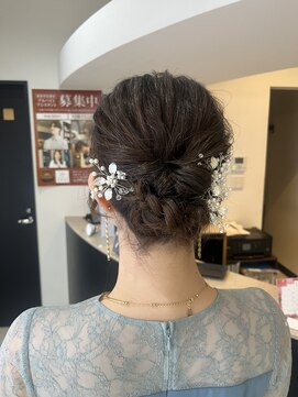 サロンドフィール(Salon de feel) 結婚式シニオンヘアセット