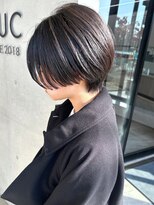 セル(CELL)&nbsp;ハンサムショート　黒髪　フェイスレイヤー　マッシュショート