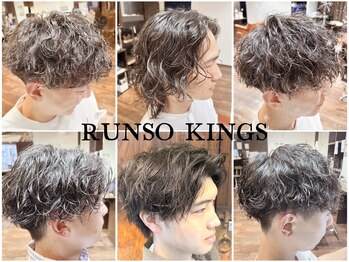 メンズ特化型サロン RUNSO Kings北千住《メンズパーマ/眉毛/ヘッドスパ》【ランソ】