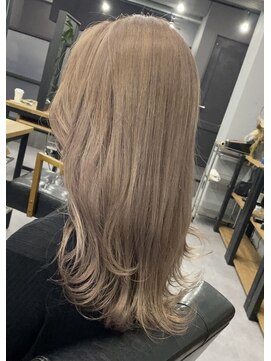 ウェイビー 桜木町店(WAVY) 【WAVY】黒染め履歴からのミルクティ