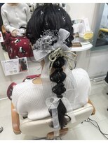 ヘアー アピッツ(hair a p i t s)&nbsp;編みおろしアレンジ♪