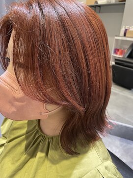 リタ(rita.) まつだてみすず☆韓国風ボブ×ブラッドオレンジ