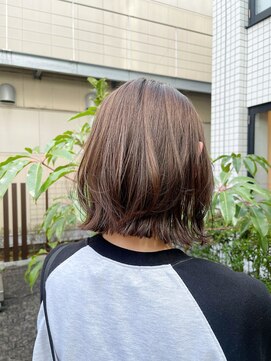 エイゾー(EIZO) ボブ/ボブレイヤー/くびれボブ/外ハネ/ブリーチなし/ベージュ