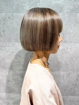 バランス 原宿 表参道(balance)&nbsp;【白髪ぼかしハイライト】外国人風ハイ＆ローシアーグレージュ