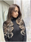 プルエクステ 10代 20代 エクステ 外国人風カラー ハイライト