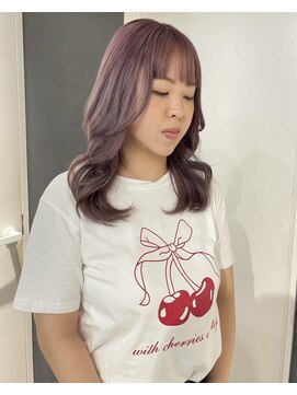 ソワンドゥブレスシエン 堀江店(soin de brace CIEN) 韓国前髪顔周りロング×レイヤーグレージュ[堀江/髪質改善]