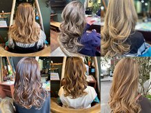 明るめハイライトやカラーで楽しく♪おしゃれに♪